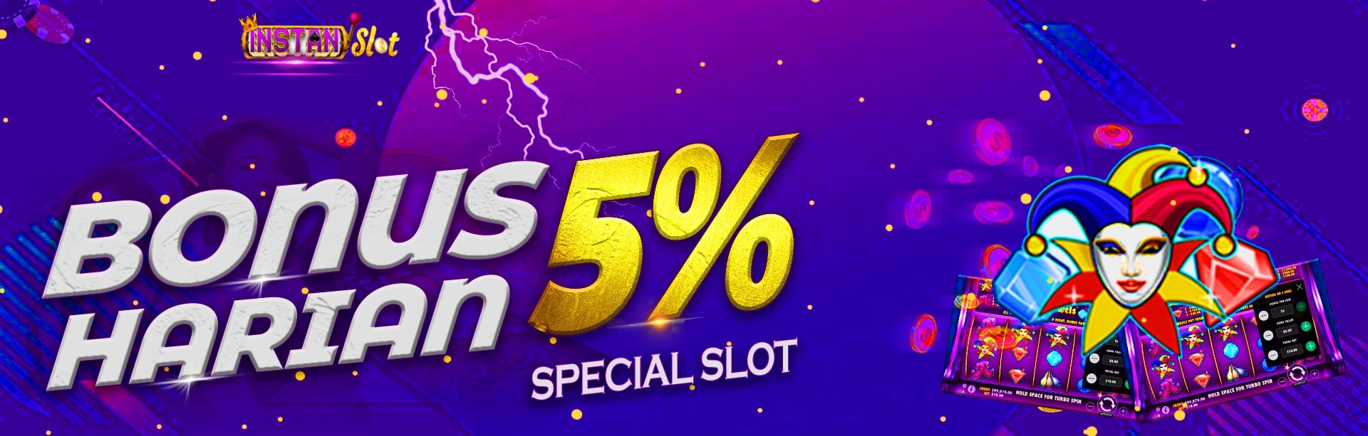 BONUS HARIAN 5%